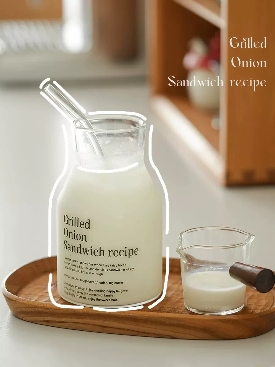 Muse Home Store Barın Cam Bardak Ve Pipetli Kolu 252831870 Beyaz