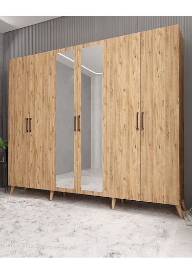 Açelya Portmanto Vestiyer Çam 240 cmM6