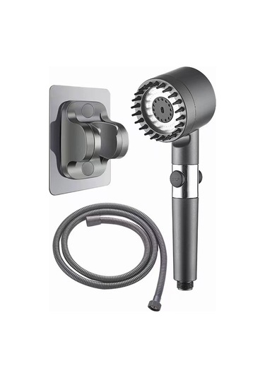 Mufunye Banyo Duşu Filtreli El Tipi Sulama Başlığı, Güçlü Basınçlı Sprey, Cilt Bakımı, 1.5m Boru Ve Taban Dahil DiğER
