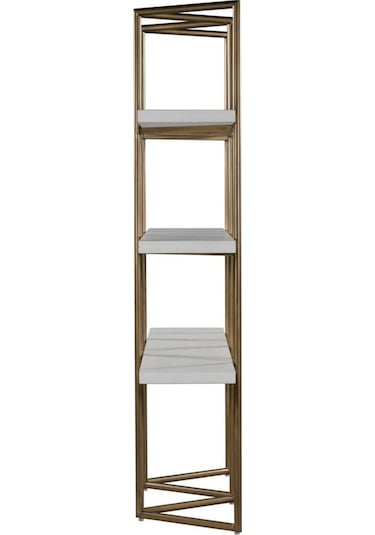 Cloe Gold Kitaplık&duvar Rafı