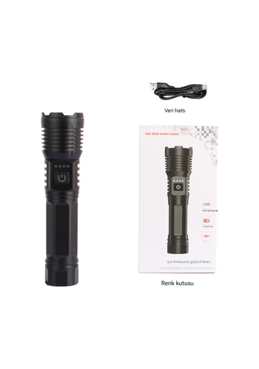 Jian Fan Şarj Edilebilmektedir Siyah