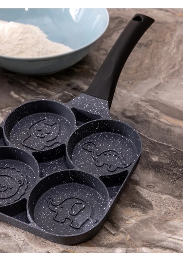 Agness Smayl 18,5 Cm Yapışmaz Krep Tavası 151372217 Gri