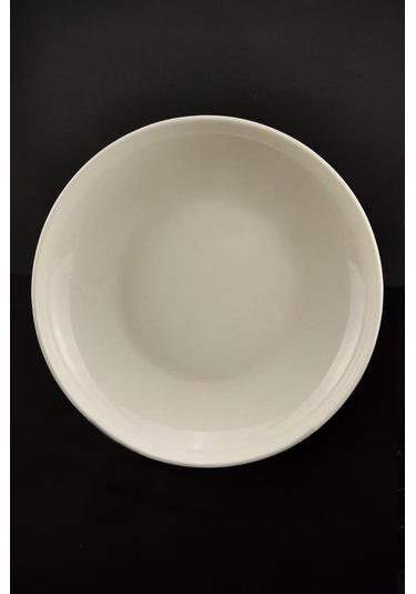 Digithome Semazen 1 Adet Porselen Makarna Tabağı 24 Cm Krem Tl4052341