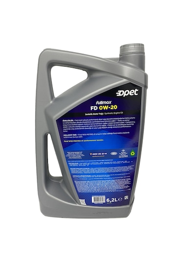 Opet Fullmax Fd 0W-20 Sentetik Motor Yağı 6.2 L