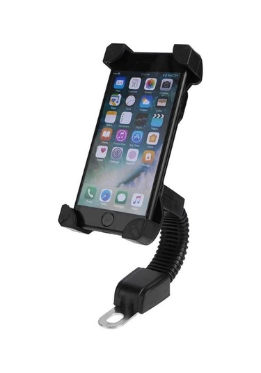 Juo Motosiklet Bisiklet Ayarlanabilir Ayna Bağlantılı Telefon Tutucu