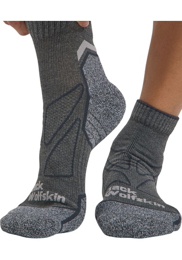 Jack Wolfskın Jack Wolfskin Vojo Light Sock Low C Unisex Gri Çorap 6320 Antrasit