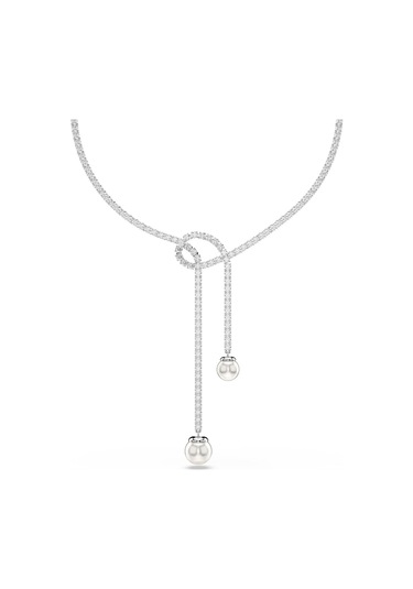 5692416 Swarovski Kolye Matrıx:necklace Pearl Whıte/rhs Çok Renkli