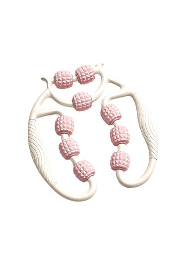 Suntek Bacak Masaj Silindiri 360 Derece Aleti Antrenman Kapalı Pembe