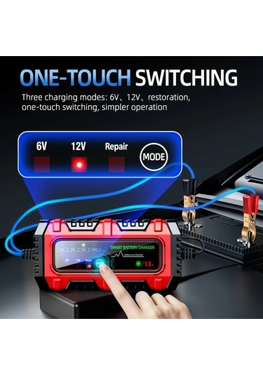 Honeybeeshop 12v 2 Amp Tam Otomatik 3 Adımlı Akıllı Sarı Şarj Cihazı Motosiklet Araba Pilleri İçin Agm Gel Sla Koruma