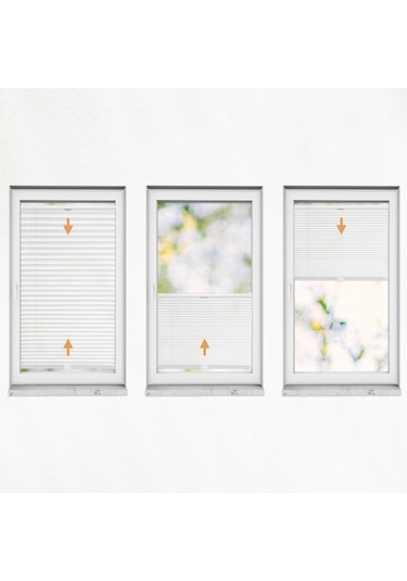 Artiron Cam Balkon Ve Ofis Perdesi Plise Perde Katlanır Perde Vidalı Sistem Ekru