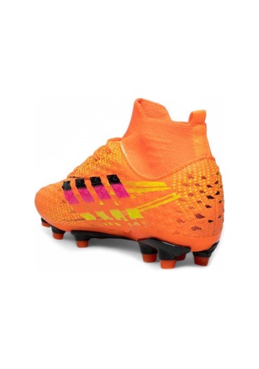 Lalıga Super Mercury Bilekli Çoraplı Krampon Futbol Ayakkabısı L-575-kr Turuncu