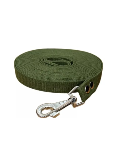 Tehpro44 10 Metre Güçlendirilmiş Köpek Gezdirme İpi Kanvas 151493158 Yeşil