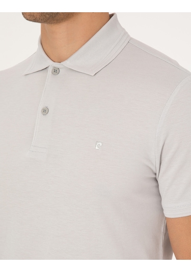 Pierre Cardin Erkek Açık Gri Tişört Basic 50325323-vr001 Açık Gri
