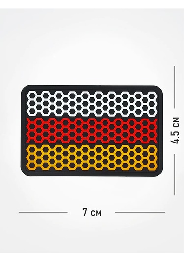 Tactochno Pvc Şerit "özbekistan Petekleri" Siyah Zemin 197880764