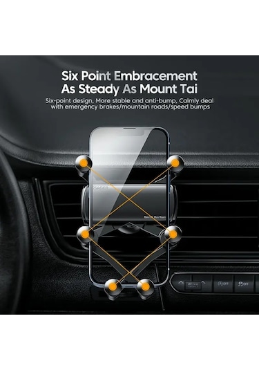 Dongjing Essageruniversal 6 Puan Katı Kat Araba Telefon Tutucu 1 Adet