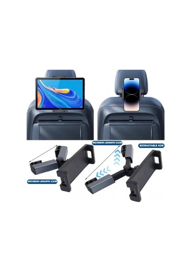 Larimar Koltuk Arkası Ayarlanabilir Tablet Telefon Tutucu