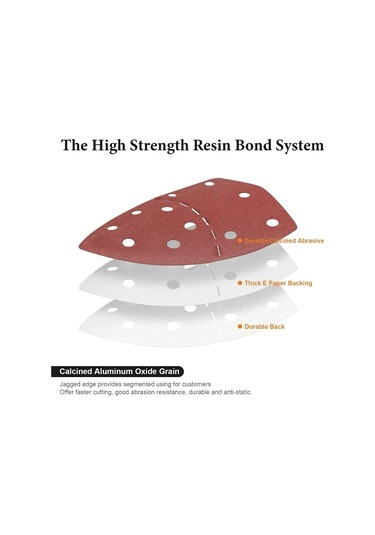 25pcs Fare Zımpara Çarşafları Üçgen Zımpara Kağıdı Yörünge Detay Pedleri Diskler Zımpara Kağıdı Aşındırıcı Kağıt Bosch Sander, 120