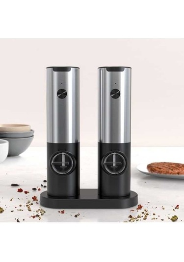 Didadodo Model B2 Basmalı Düğme Kuru Pil Karabiber Öğütücü, Elektrikli