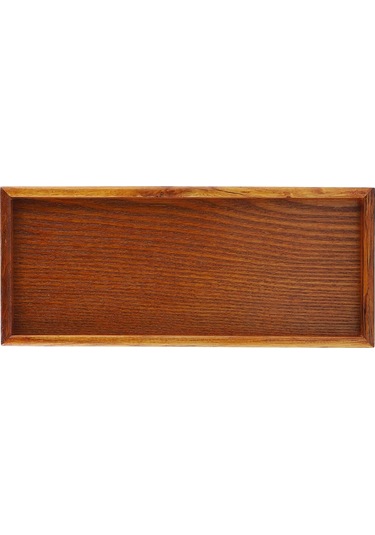 Servis Tepsisi, Dikdörtgen Ahşap Çay Tepsisi Otel Ev Mutfak Tepsileri Atıştırmalık Tepsisi Kahvaltı Tepsisi Gıda Saklama Kabı 35 15cm