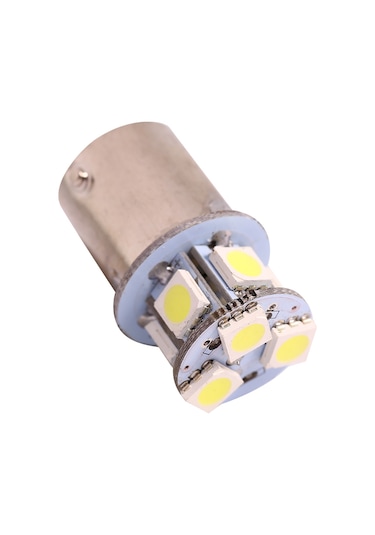 Reedark 8 Led Beyaz Araba Fren Lambası Ba15s 1156 5050 Smd - Hızlı Tepki, Enerji Tasarruflu, 2 Adet Paket