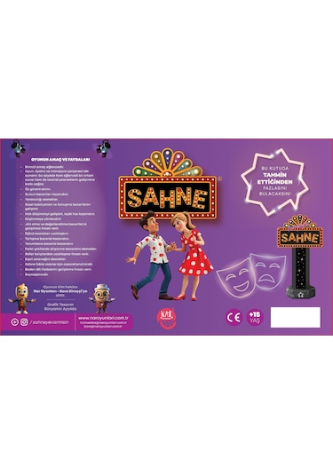 Sahne Teatral Performans Kutu Oyunu - Nar Oyunları