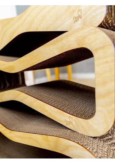 Peddy Pet Kedi Ve Kedi Tırmalama Kaldırması, Uyuma Bölümüyle Karton 209849762