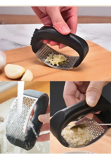 Igonov Sarımsak Presi Öğütücü 2'de 1 Siyah Sarımsık Ezici 342960565 Siyah