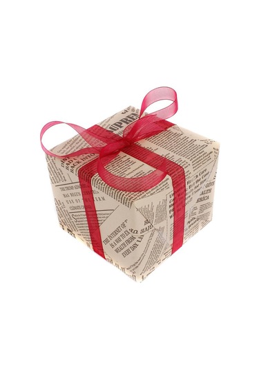 Nostaljik Özel Kırmızı Hediye Kutusu Orta Boy