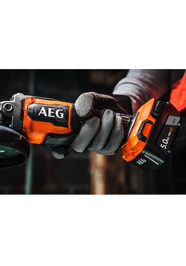 Aeg BEWS 18-115BLPX2-0 Akülü Kömürsüz Taşlama (Akü Hariç) - T4935480856