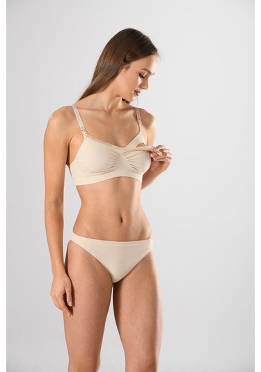 Nehirin-Iç-Giyim Mıss Fıt Kadın V Yaka Emzirme Sütyen Seamless