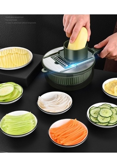 Wondernest Yeşil Sebze Patates Doğrayıcı, Lichen Kesici, Çok Fonksiyonlu Yeşil