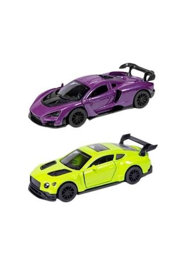Km36201c-1-2-3-4 Vardem Çek Bırak Metal Araba 1:36 Çok Renkli