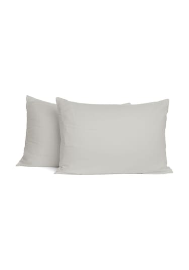 Soley Mix & Match Plain %100 Pamuklu 2 Li Yastık Kılıfı Seti Ekru