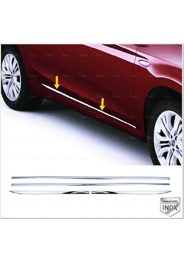 Fiat Egea Krom Yan Kapı Çıtası 4 Kapı 2015 Üzeri P.çelik