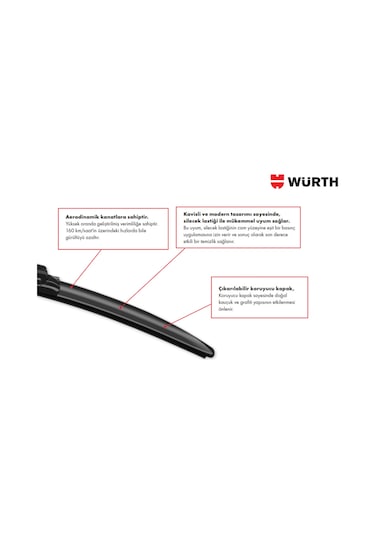 Würth Muz Silecek Takımı Mitsubishi L200 2009-2015 İle Uyumlu