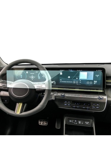 Hyundai Kona Uyumlu Ekran Koruyucu Multimedya Dijital Gösterge 9H Nano Ekran Koruyucu