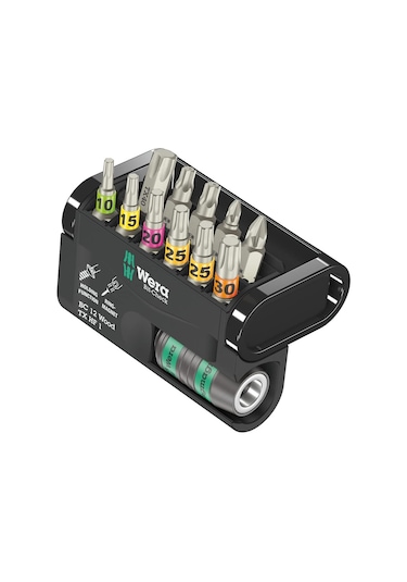 Wera - 05057435001 - Bit Çeşitleri, Bit-check 12 Wood Tx Hf 1, 12