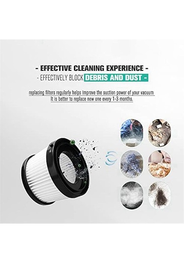 Dcv501hb Kablosuz El Süpürgesi İçin 4'lü Paket Dcv5011h Hepa Filtre, 8 Köpük Kovan Filtresi Ve 1 Br