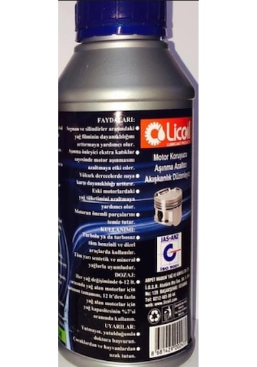 Licoil Motor Koryuyucu & Onarıcı Küçük Boy 400 ML