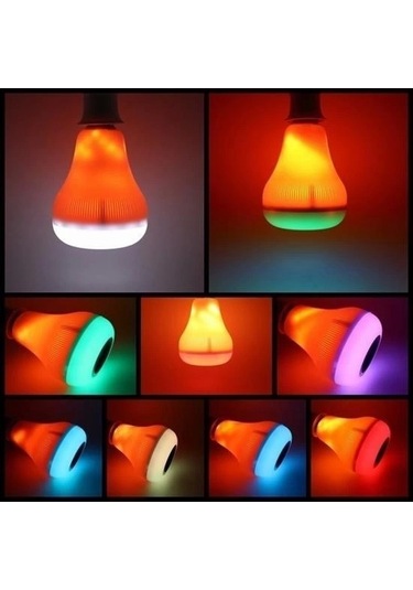 Buffer Kumandalı Bluetooth Hoparlör Ampul Ld-37 Renk