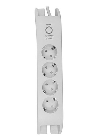 S-lınk Spg3040 2M 900 Joule 4lü Akım Korumalı Beyaz Priz
