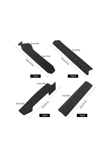 Dofolink Bisiklet Zincir Koruyucu Silikon Fantezi Korumalı Film Dağ Yolu Yolları İçin Uzun Tip