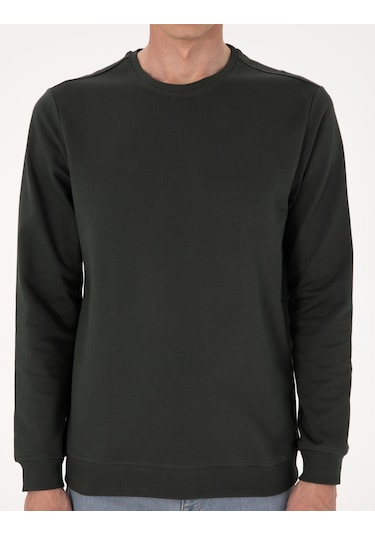 Pierre Cardin Erkek Koyu Yeşil Sweatshirt 50314054-vr079 Koyu Yeşil