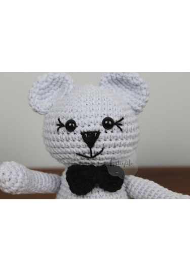 Aleylife Amigurumi Ayıcık Bebek Açık Mavi