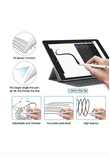 Tasarım Kalemi Evrensel Tablet Ve Dokunmatik Telefonlarla Uyumlu