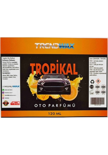 Trendwax Tropikal Esintilioto Parfümü 120ml
