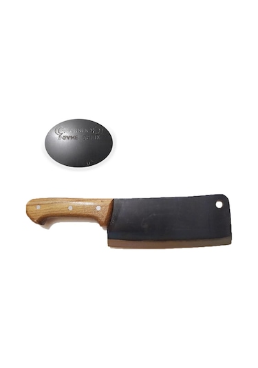 Mashotrend Dövme Çelik Satır - 37 Cm Satır - Ahşap Saplı Satır
