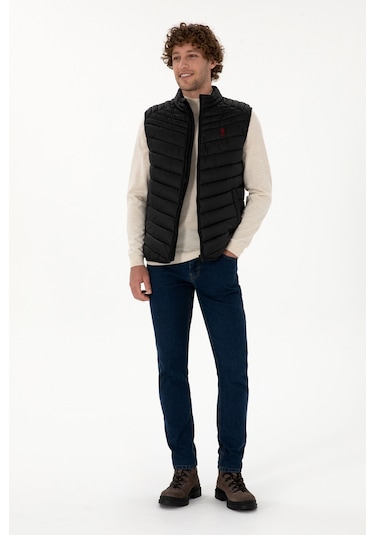 U.s. Polo Assn. Erkek Siyah Yelek Dokuma 50312012-vr046 Siyah