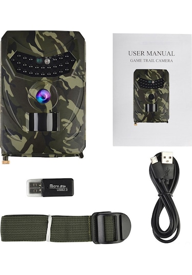 Lemestar 12mp 1080p Outdoor Gölge Kamera - 26 Adet Ir Led, 110 Algılama Açı, 1 Saniye Tetik Hızı, Ip56 Su Geçirmez, Vahşi Hayat Gözlem Ve Güvenlik İçin Çok Renkli