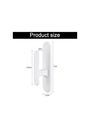 Xiyyadms 8 Adhesif Çocuk Güvenli Pencere Kancaları - Ev, Ofis, Anaokulu İçin Güvenli Kurulum Ve Kordaj Sabitleme Beyaz